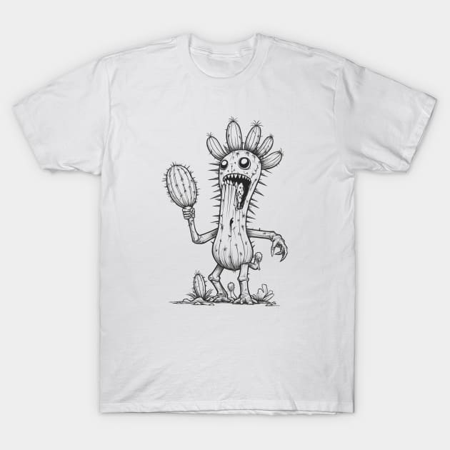 Undead cactus zombie T-Shirt by GalaxyArt